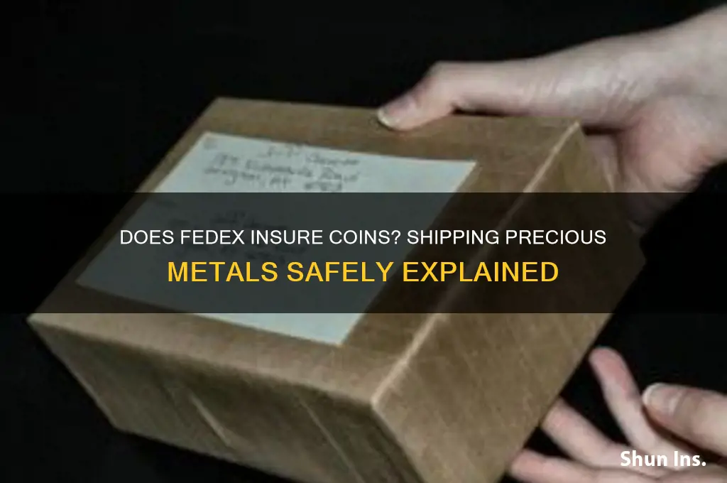 does fedex insure coins