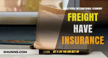 Does FedEx International Economy Freight Include Insurance Coverage?
