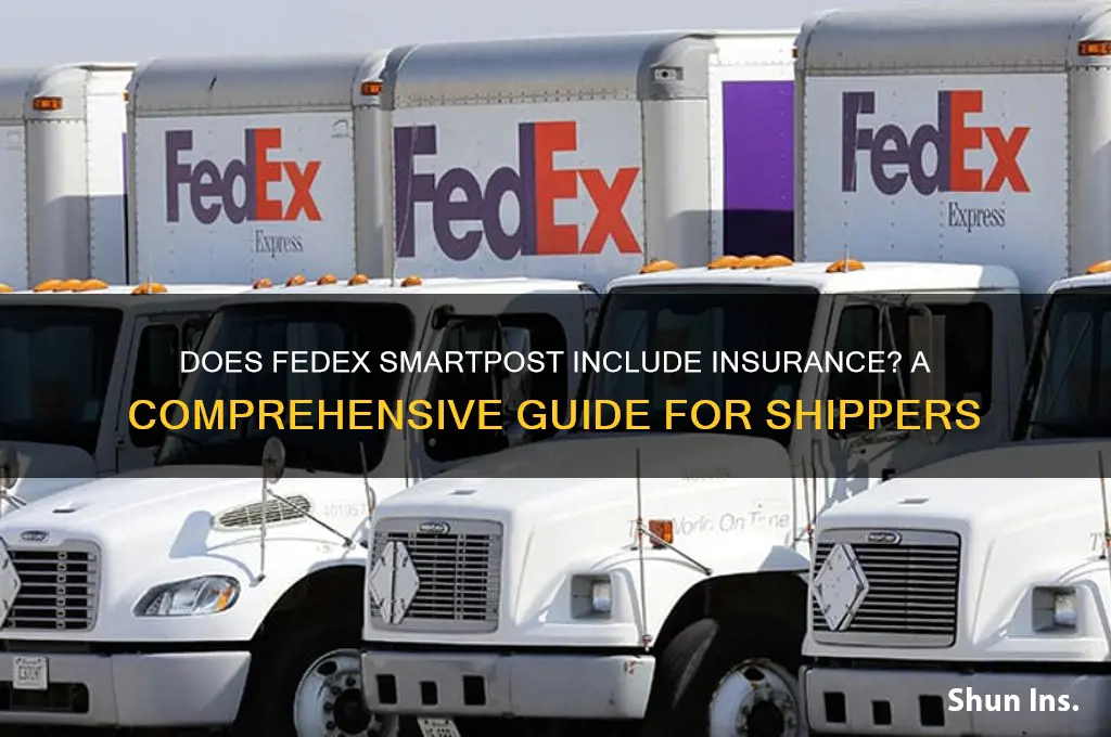 does fedex smartpost come with insurance