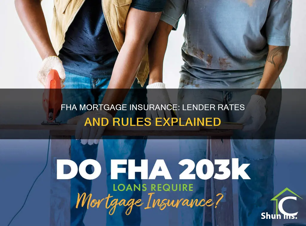 does fha mortgage insurance change with lenders