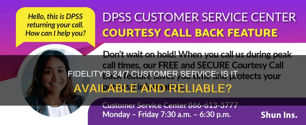 does fidelity have 24 hour customer service