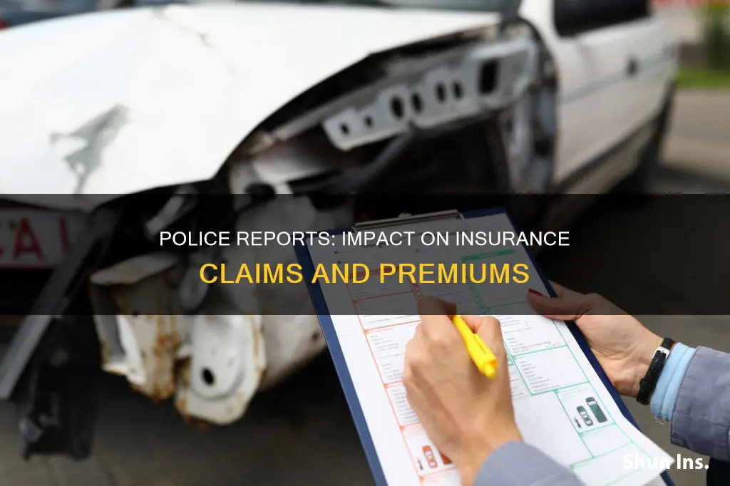 does filing police report affect insurance