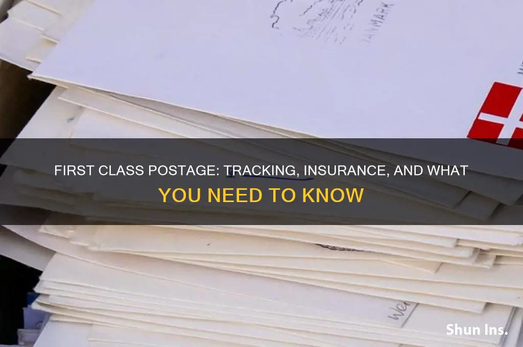does first clas postage have tracking and insurance
