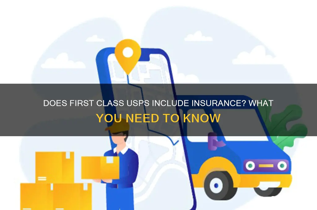does first class usps have insurance