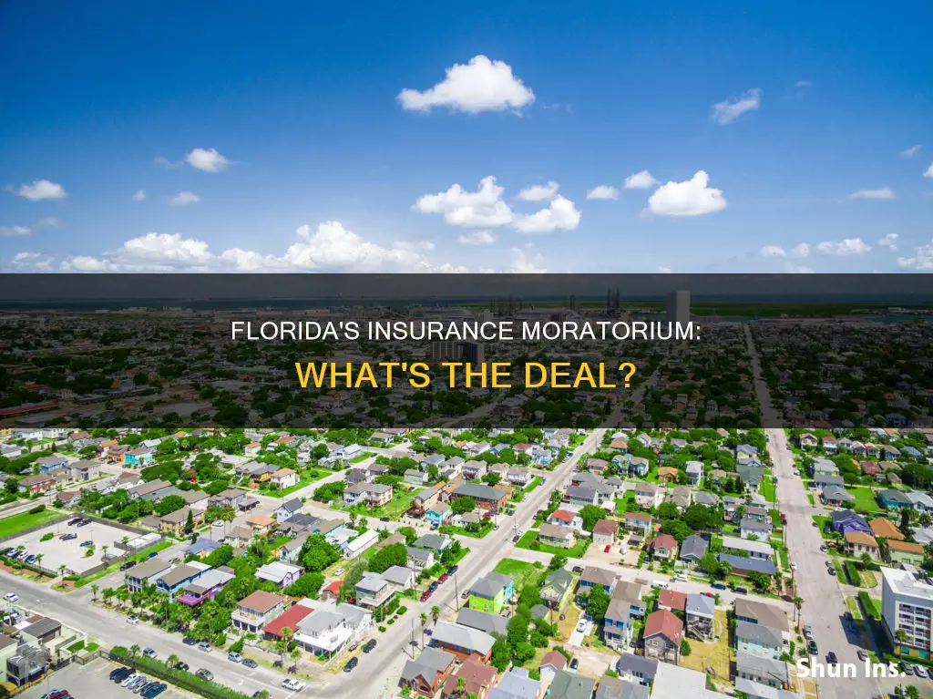 does florida have an insurance moratorium