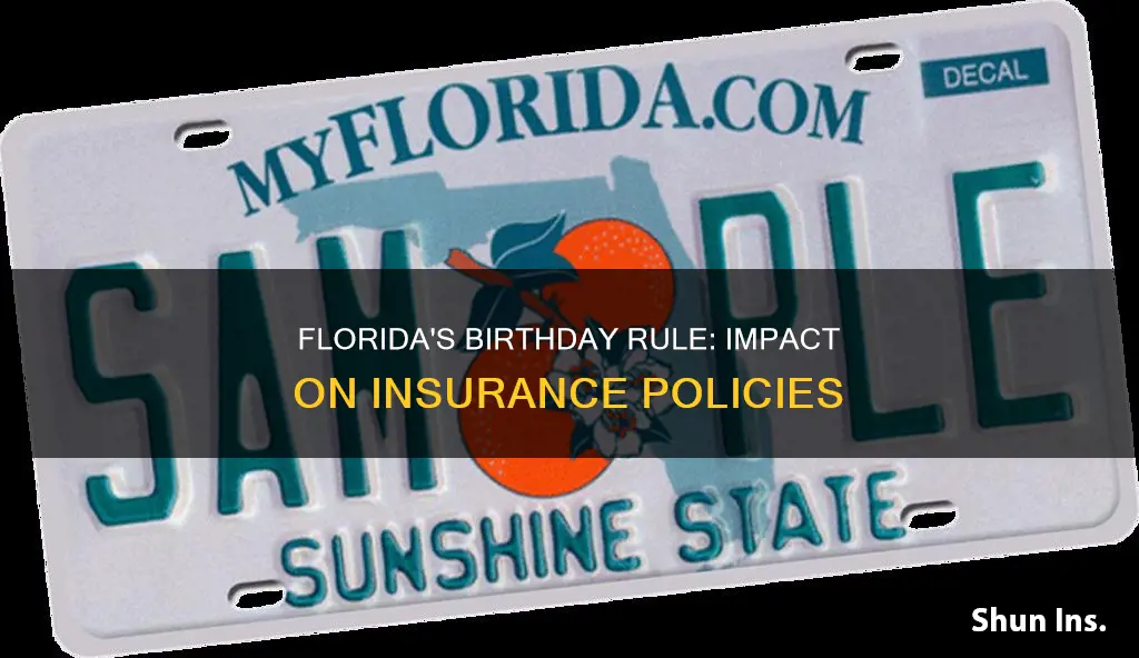 does florida have the birthday rule for insurance