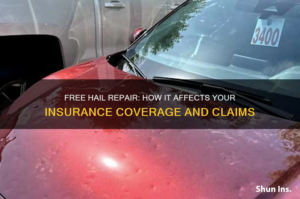 does free hail repair impact insurance