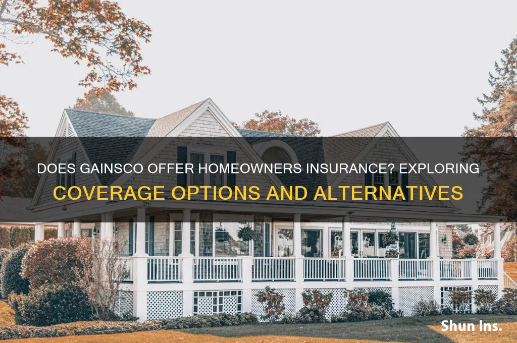 does gainsco have honeowners insurance