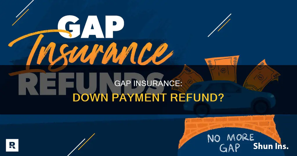 does gap insurance give you money for a down payment