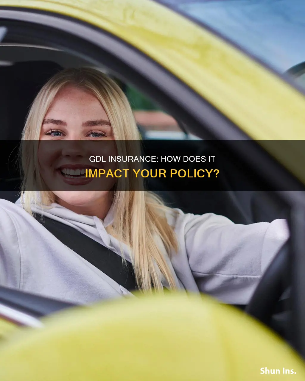 does gdl affect insurance