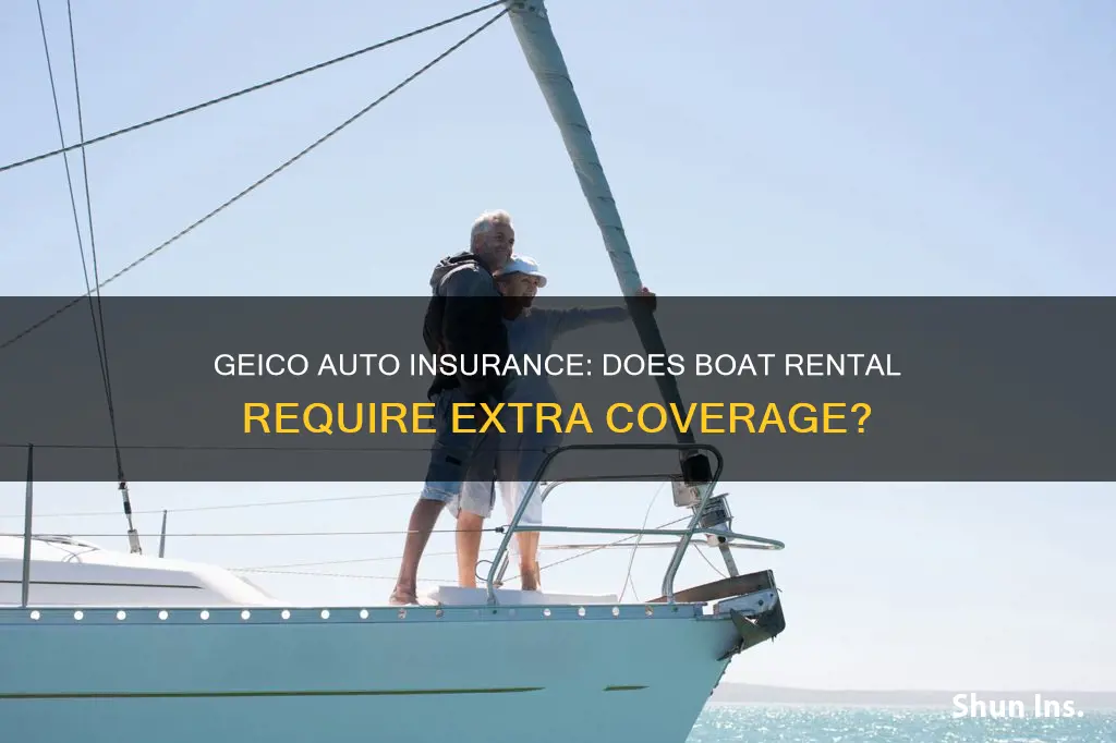 does geico auto insurance liability coverage extend to boat rental