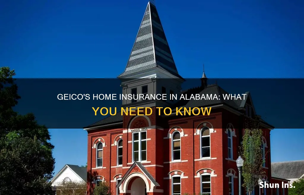 does geico have homeowners insurance in alabama