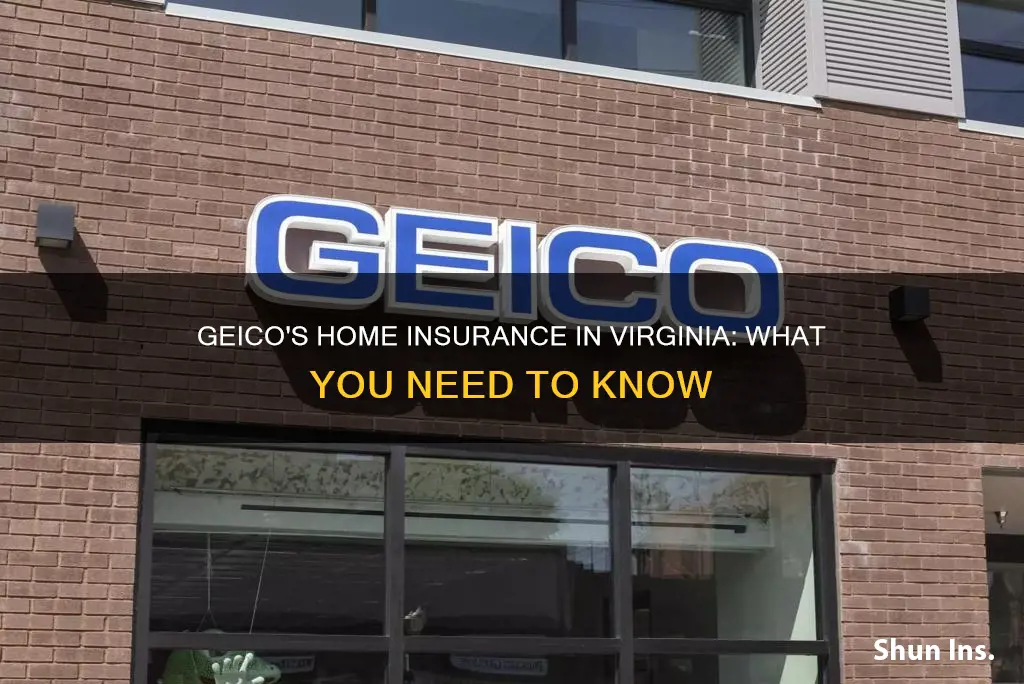 does geico have homeowners insurance in Virginia