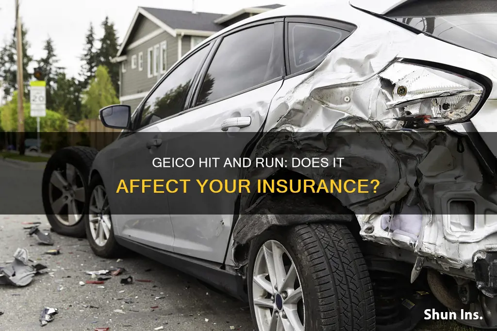 does geico hit and run affects your.insurance