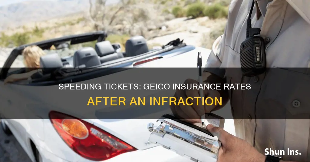 does geico insurance go up after a speeding ticket