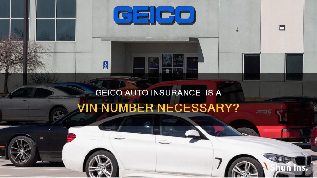 does geico require vin number for auto insurance