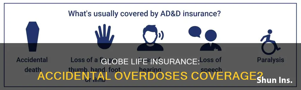 does globe life insurance cover accidental overdoses