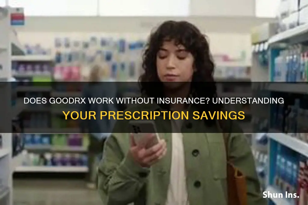 does goodrx calculate no insurance