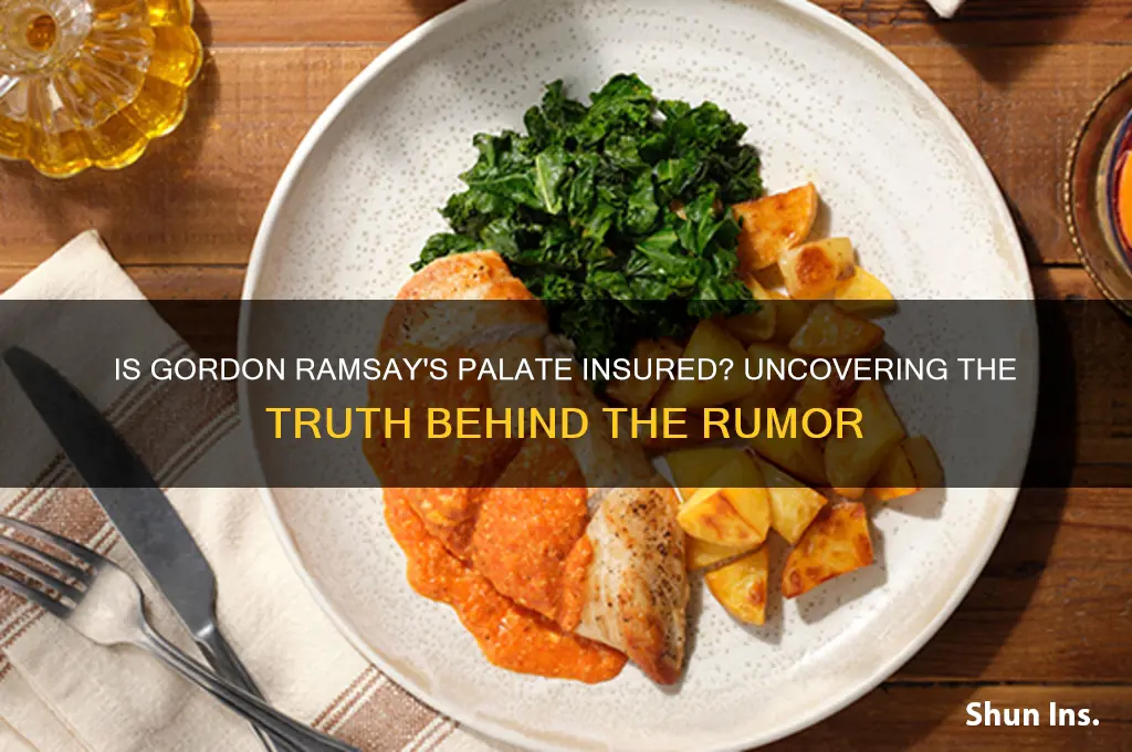 does gordon ramsay have his palate insured