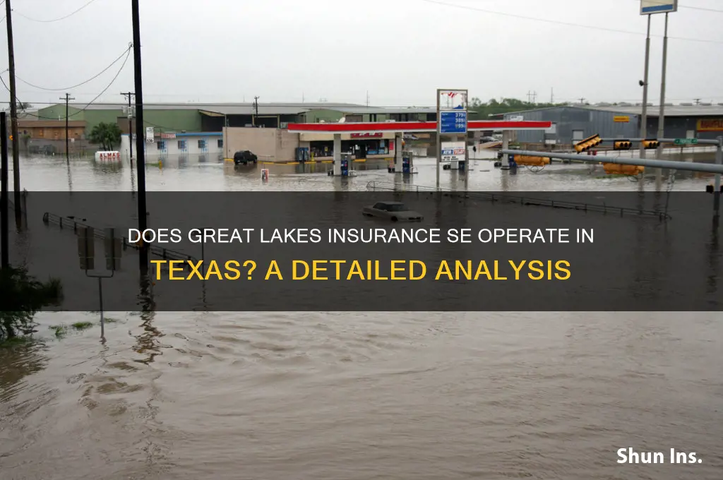 does great lakes insurance se write in texas