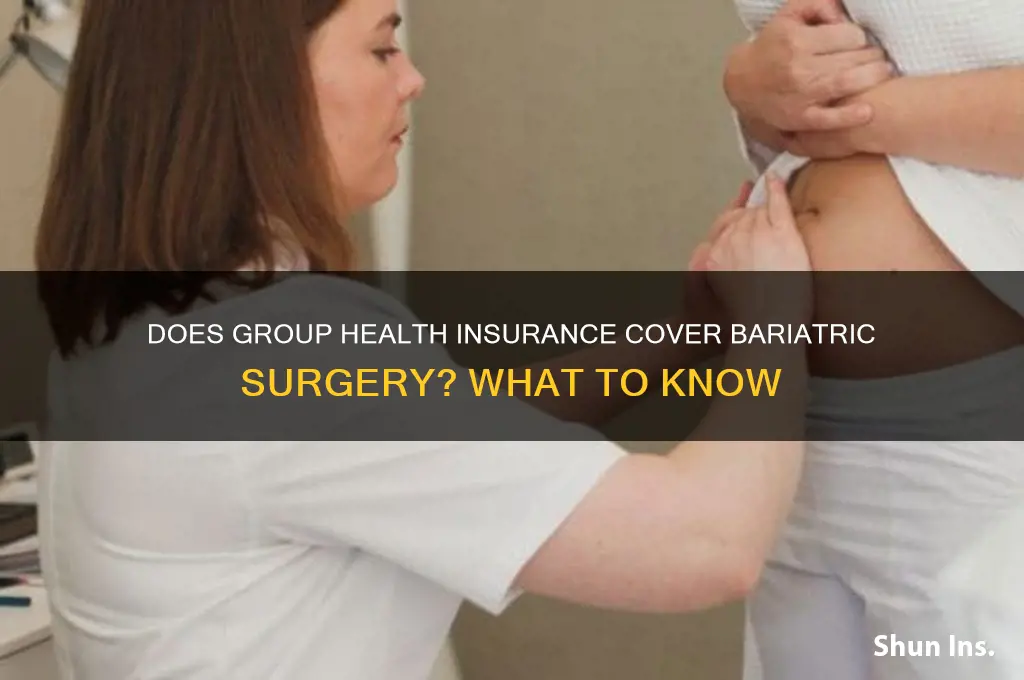 does group health insurance cover bariatric surgery