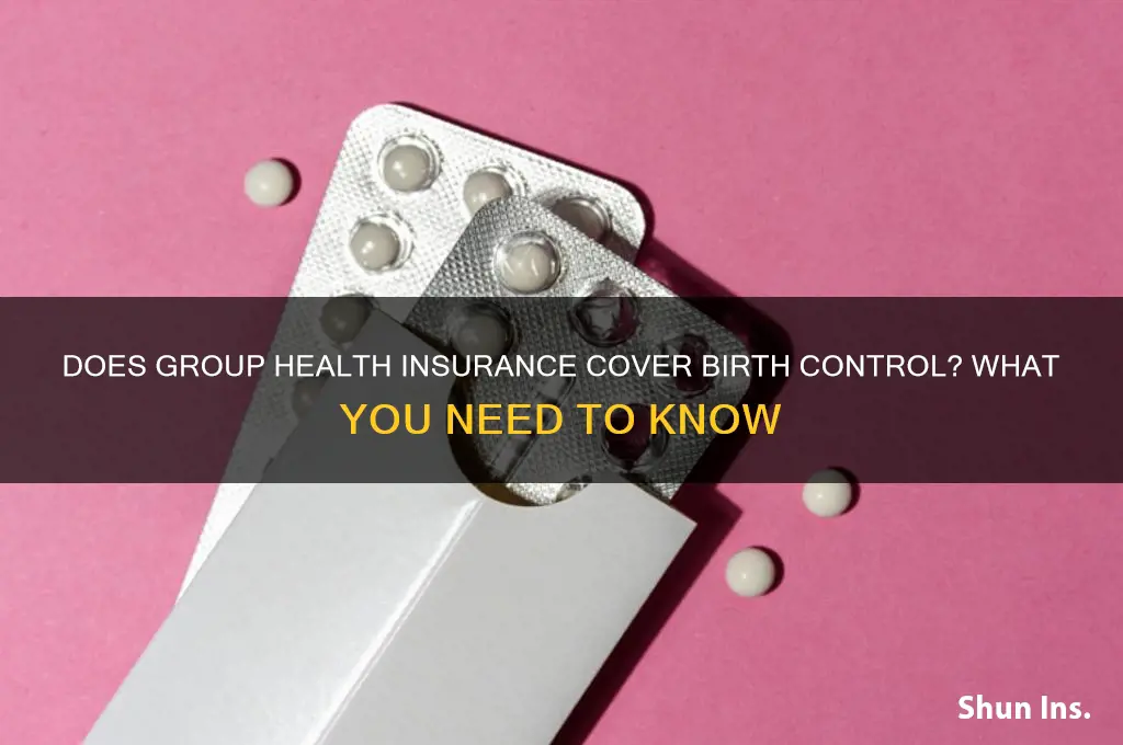does group health insurance cover birth control