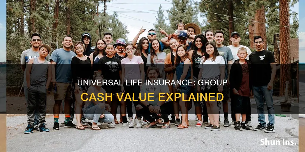 does group universal life insurance have a cash valur