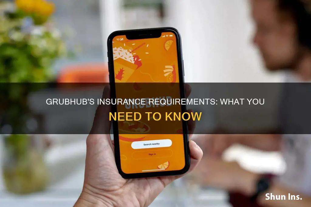 does grubhub check for insurance