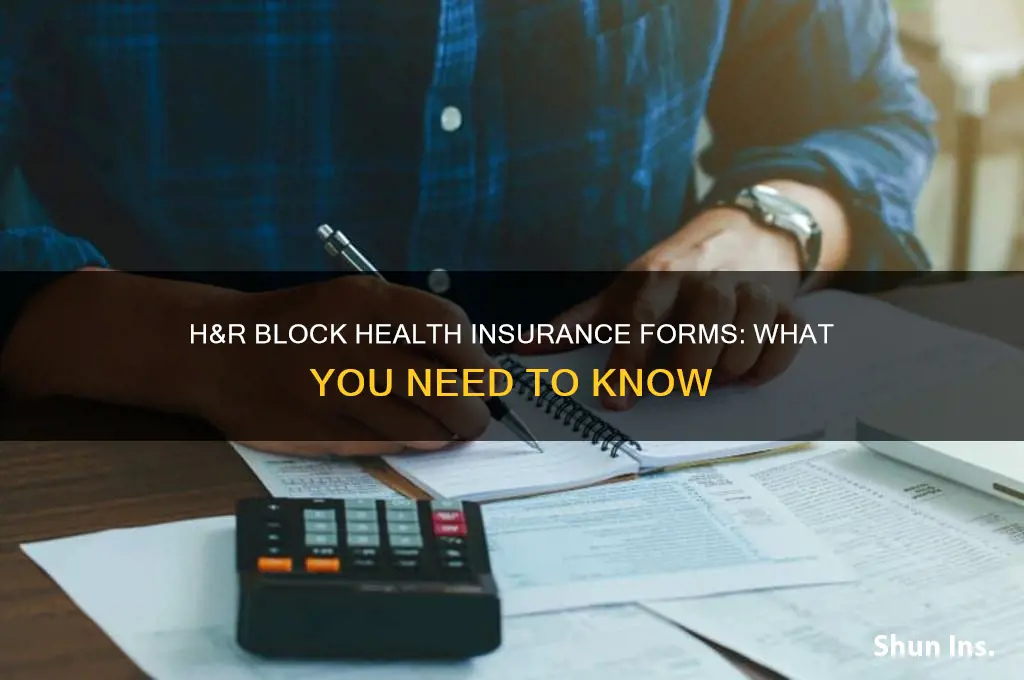 does h&r block have the form for health insurance
