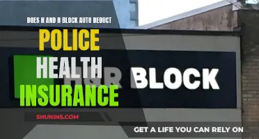 Does H&R Block Automatically Deduct Police Health Insurance Premiums?