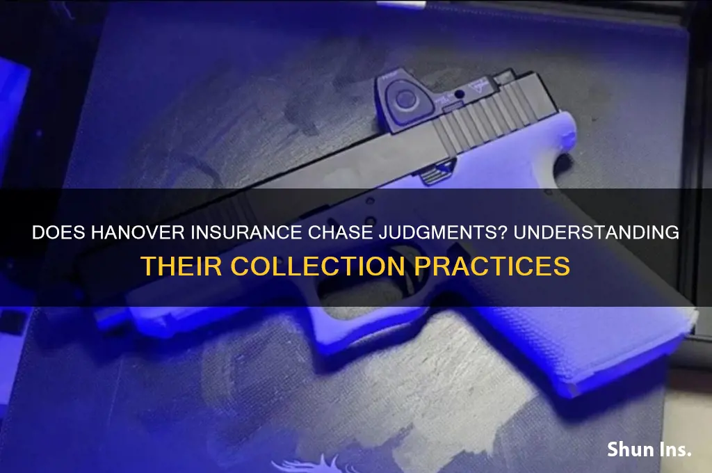 does hanover insurance chase judgements