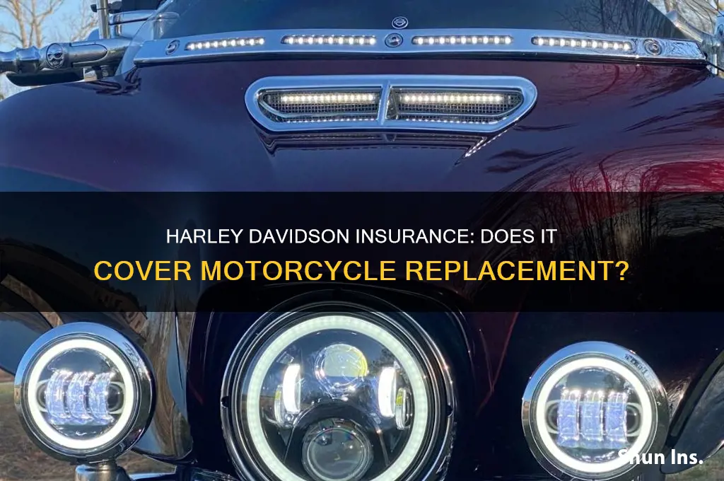 does harley davidson insurance of motorcycle replacement