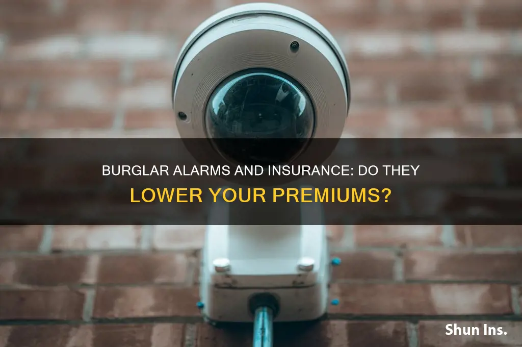 does having a burglar alarm reduce insurance