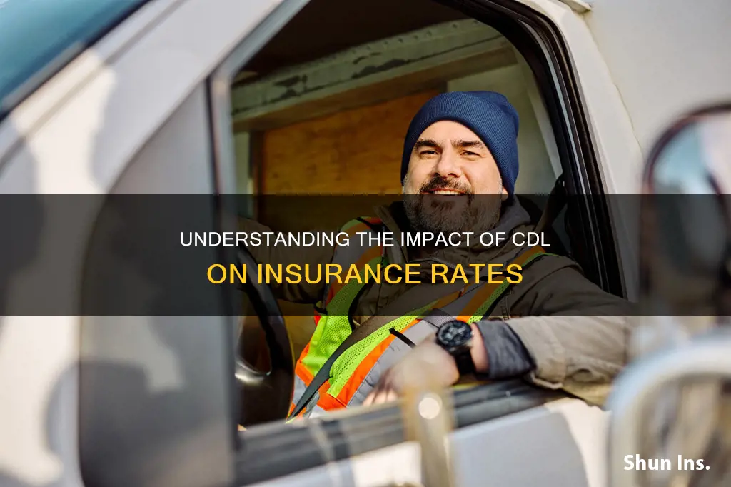 does having a cdl increase insurance rates