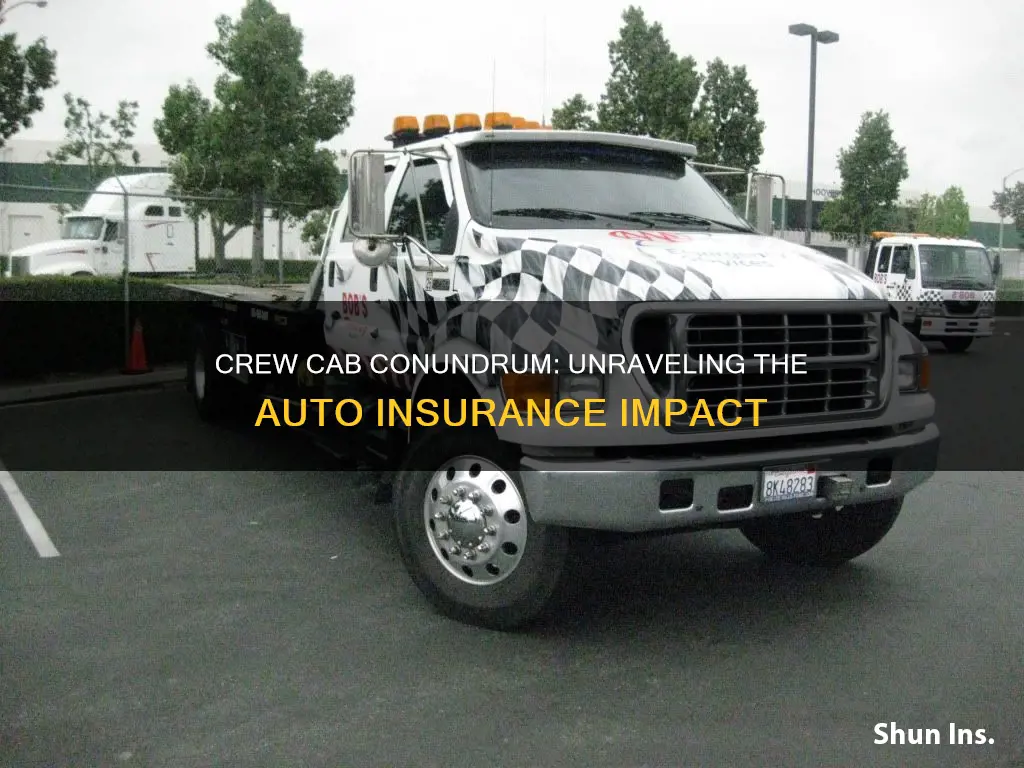 does having a crew cab increase auto insurance