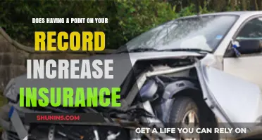 Does a Point on Your Record Raise Insurance Premiums?