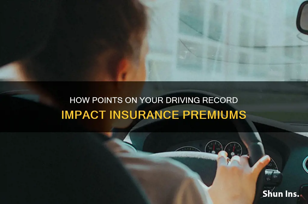 does having points increase insurance