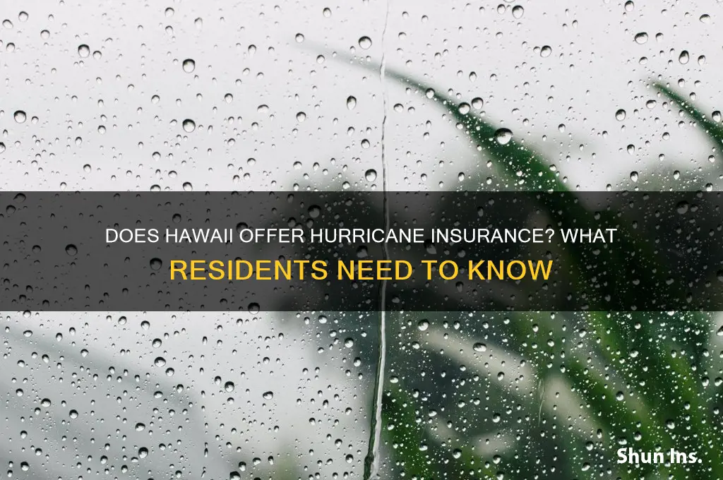 does hawaii have hurricane insurance