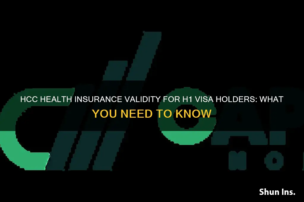 does hcc health insurance is valid for h1 candidates