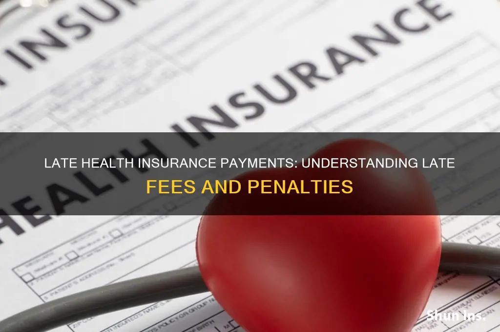 does health insurance charge late fees if paid late
