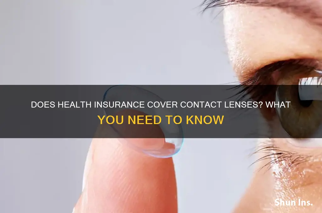 does health insurance contact lenses