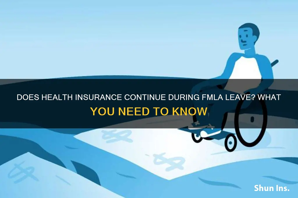 does health insurance continue during fmla