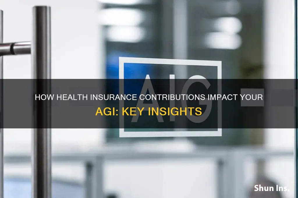 does health insurance contribution reduce agi