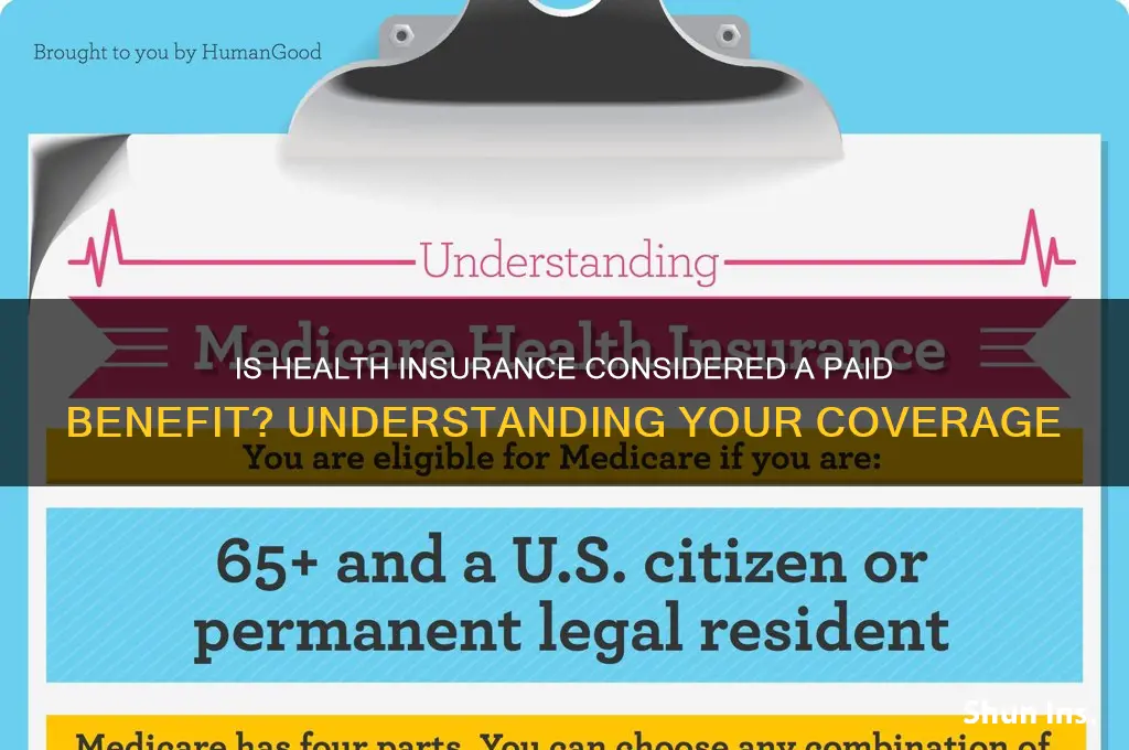 does health insurance count as paid benefits