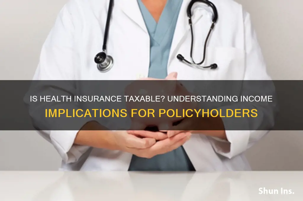 does health insurance count as taxable income