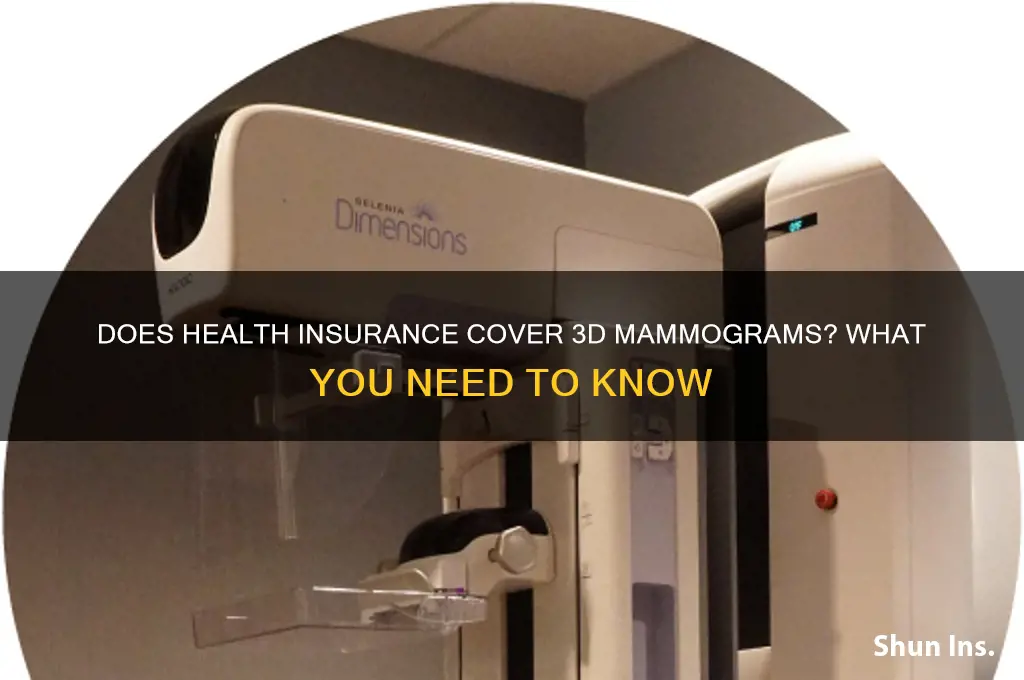 does health insurance cover 3d mammograms