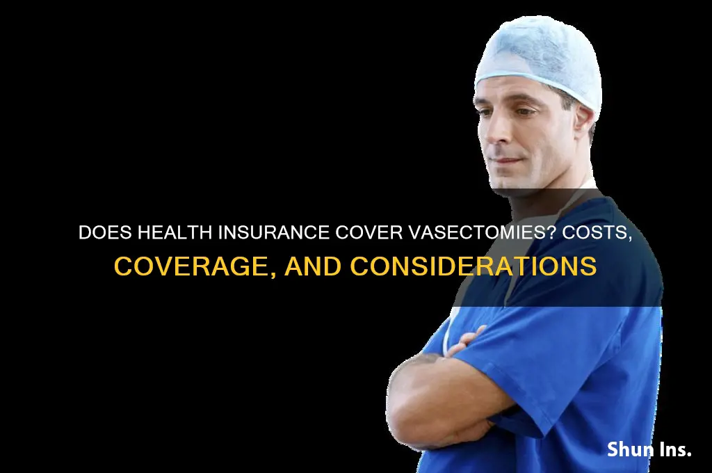 does health insurance cover a vasectomy