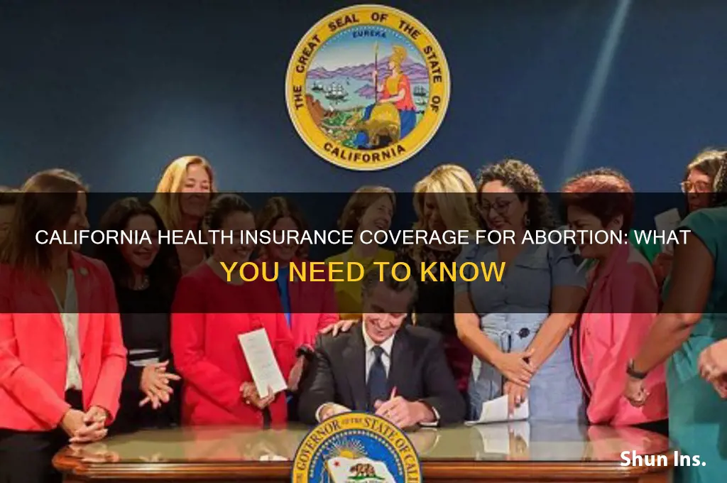 does health insurance cover abortion in california