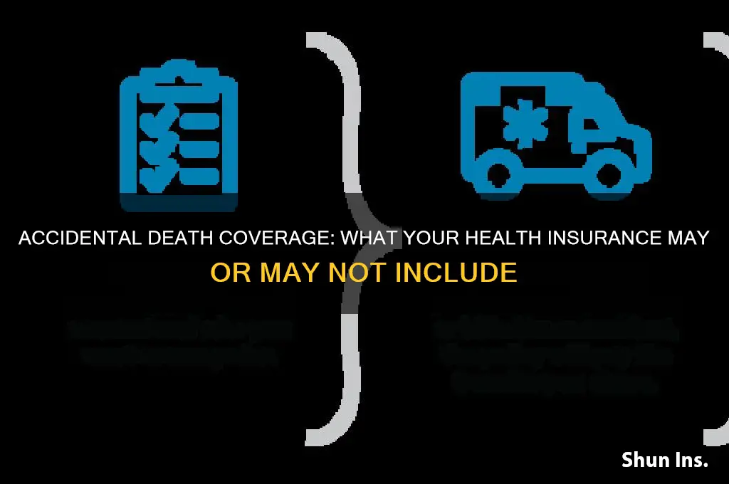 does health insurance cover accidental death