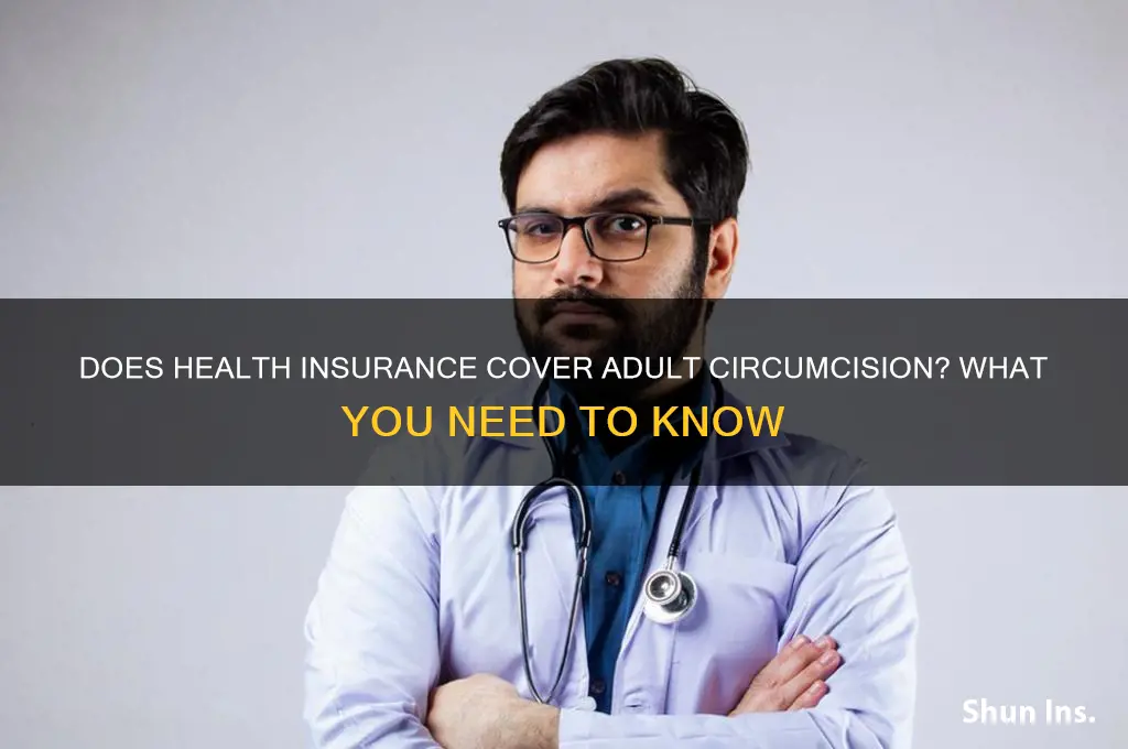 does health insurance cover adult circumcision